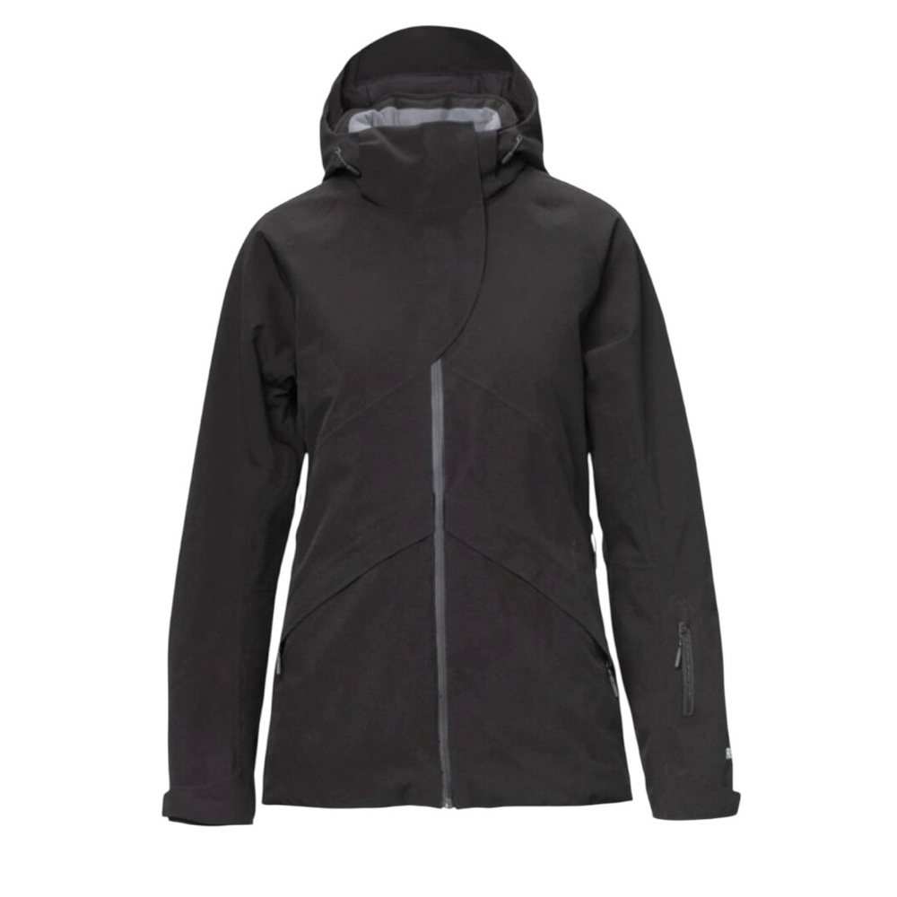 New Strafe Women’s Ski Jacket  Insulated Winter Coat, Black, Extra Small